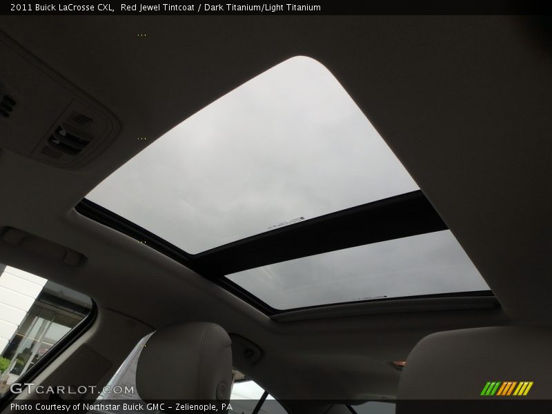 Red Jewel Tintcoat / Dark Titanium/Light Titanium 2011 Buick LaCrosse CXL