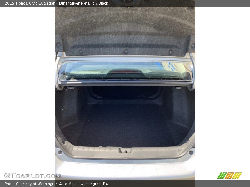 Lunar Silver Metallic / Black 2019 Honda Civic EX Sedan