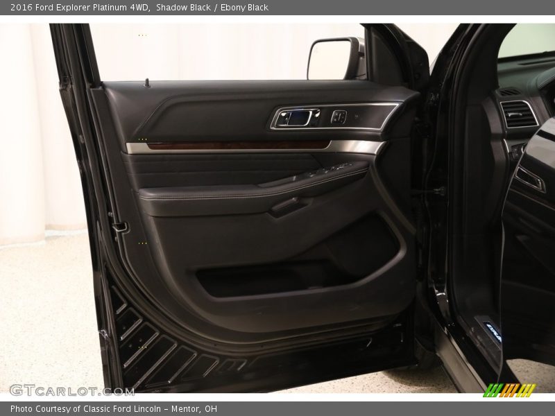 Shadow Black / Ebony Black 2016 Ford Explorer Platinum 4WD