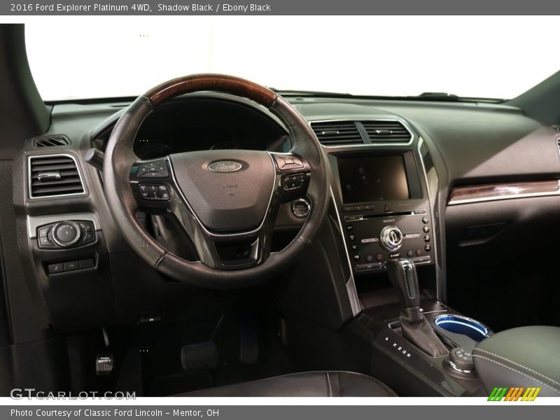 Shadow Black / Ebony Black 2016 Ford Explorer Platinum 4WD