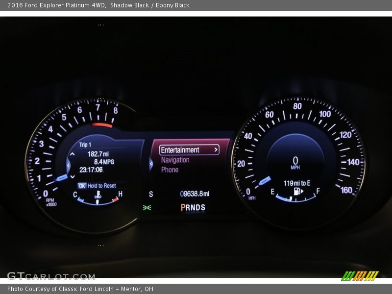 Shadow Black / Ebony Black 2016 Ford Explorer Platinum 4WD
