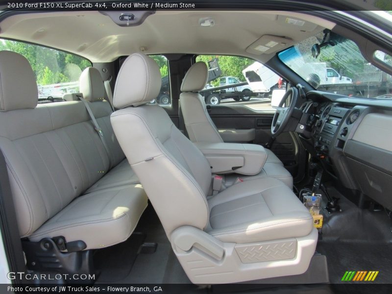 Oxford White / Medium Stone 2010 Ford F150 XL SuperCab 4x4