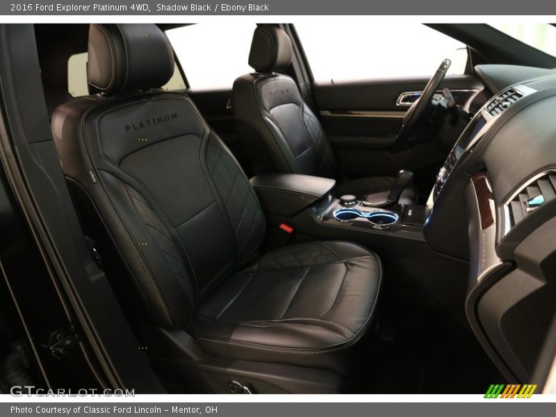 Shadow Black / Ebony Black 2016 Ford Explorer Platinum 4WD