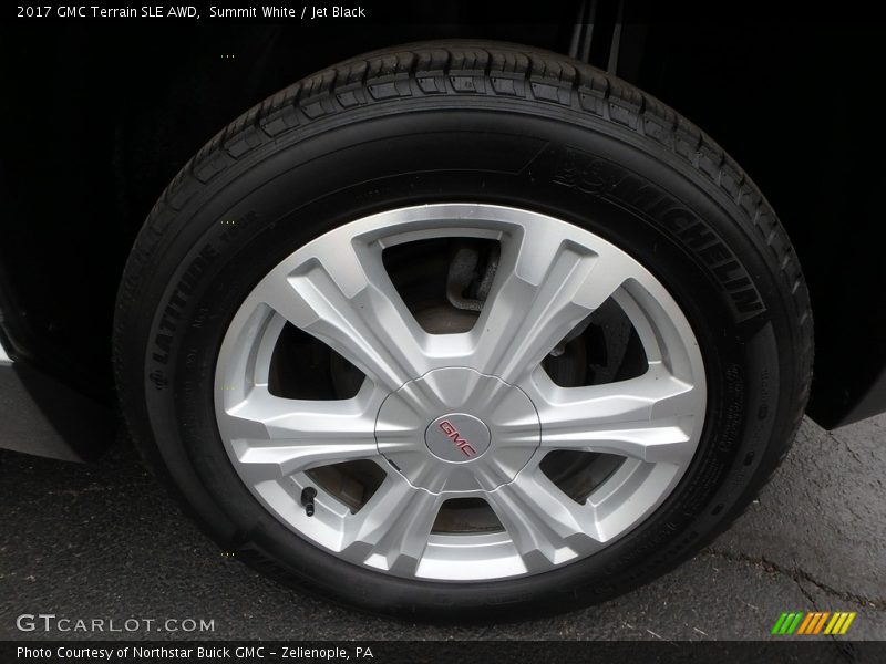 Summit White / Jet Black 2017 GMC Terrain SLE AWD