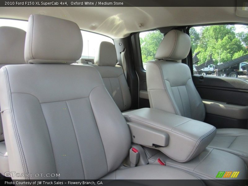 Oxford White / Medium Stone 2010 Ford F150 XL SuperCab 4x4