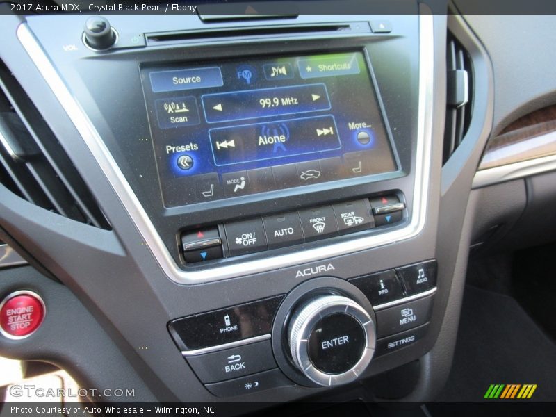 Crystal Black Pearl / Ebony 2017 Acura MDX