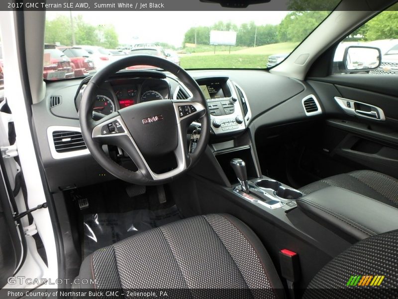 Summit White / Jet Black 2017 GMC Terrain SLE AWD