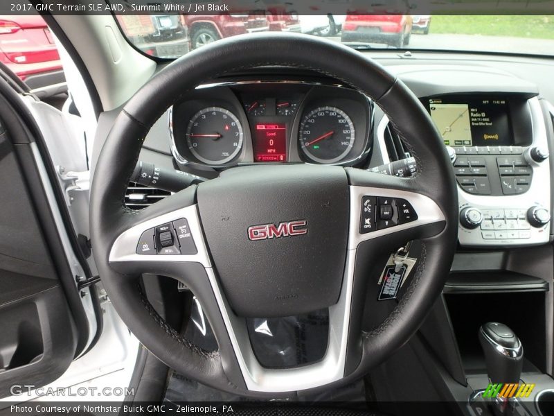 Summit White / Jet Black 2017 GMC Terrain SLE AWD