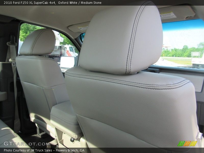 Oxford White / Medium Stone 2010 Ford F150 XL SuperCab 4x4