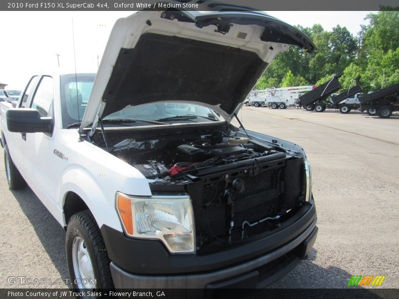 Oxford White / Medium Stone 2010 Ford F150 XL SuperCab 4x4