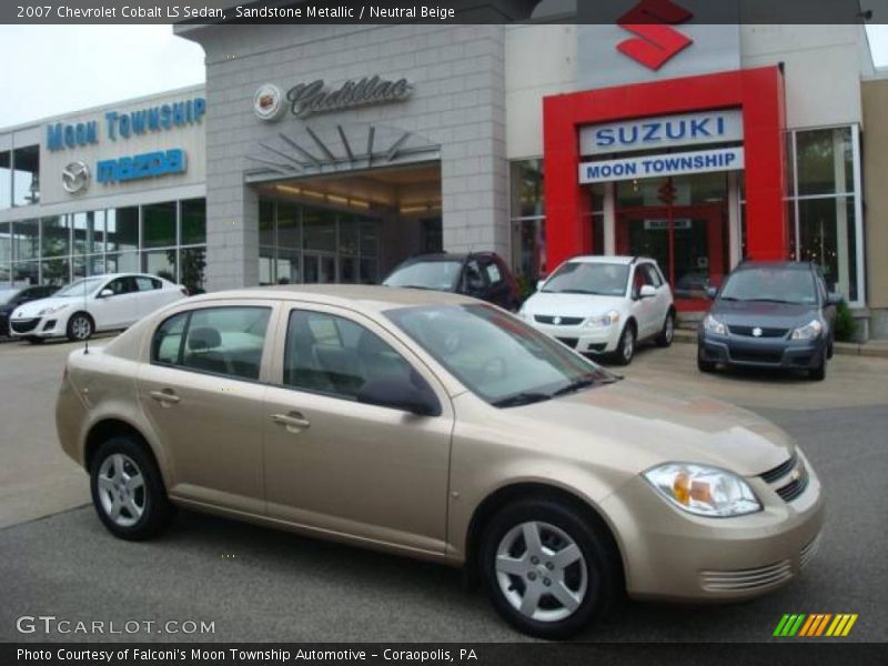 Sandstone Metallic / Neutral Beige 2007 Chevrolet Cobalt LS Sedan