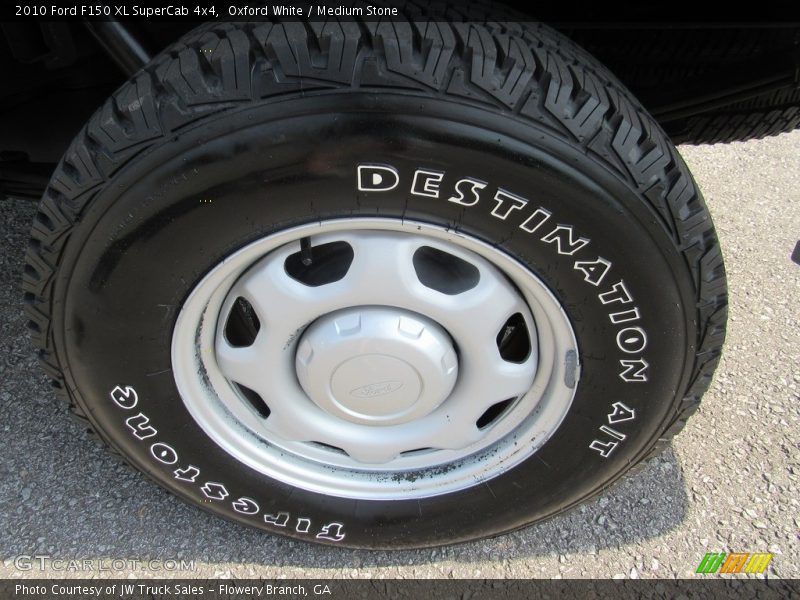 Oxford White / Medium Stone 2010 Ford F150 XL SuperCab 4x4