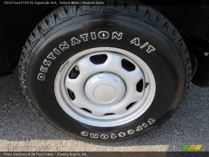 Oxford White / Medium Stone 2010 Ford F150 XL SuperCab 4x4
