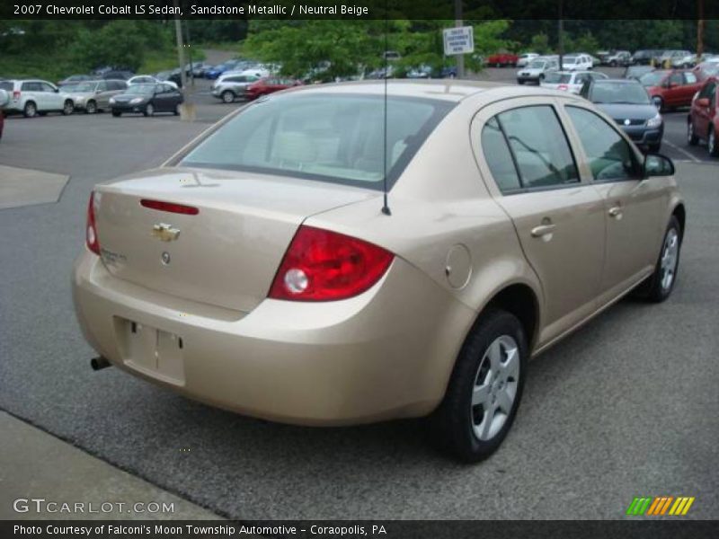 Sandstone Metallic / Neutral Beige 2007 Chevrolet Cobalt LS Sedan