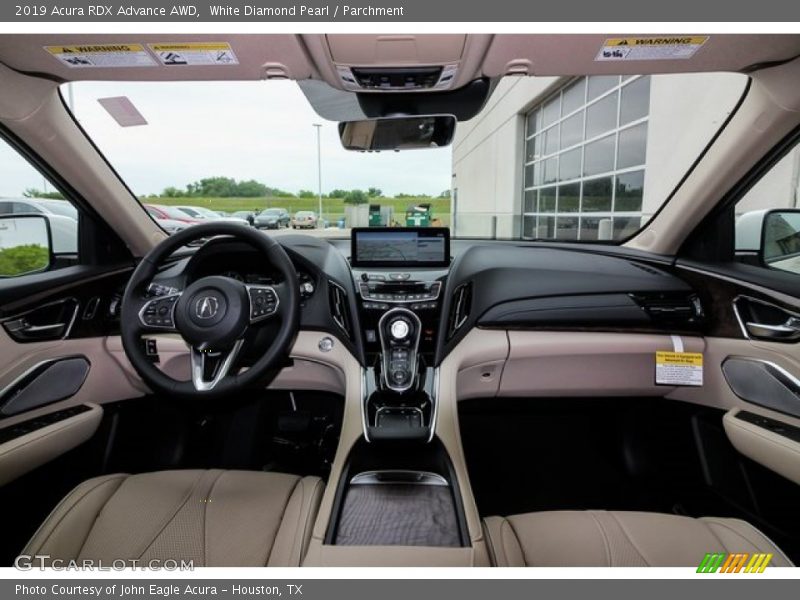 White Diamond Pearl / Parchment 2019 Acura RDX Advance AWD