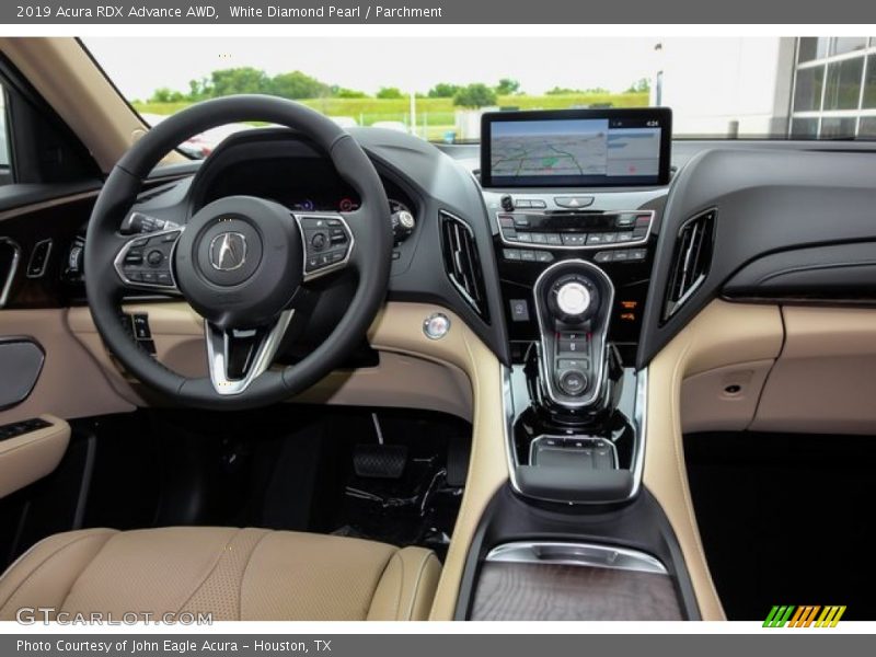White Diamond Pearl / Parchment 2019 Acura RDX Advance AWD