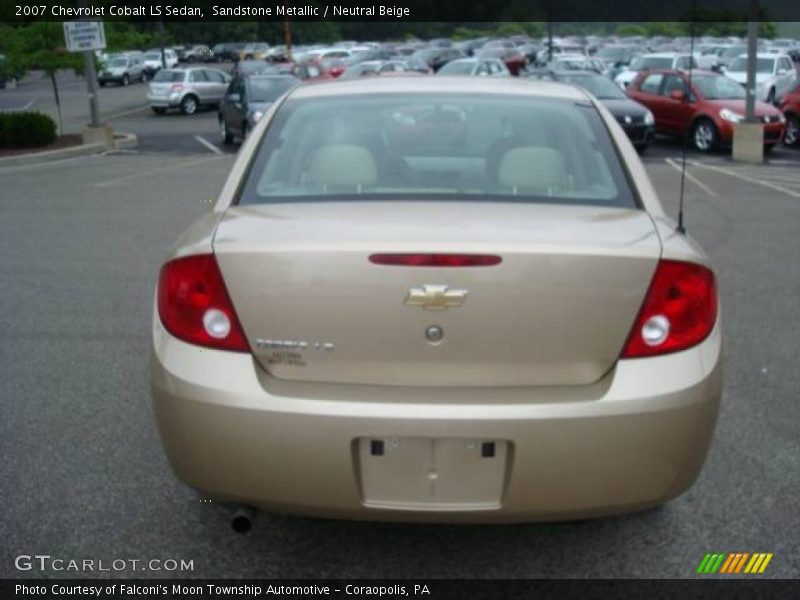 Sandstone Metallic / Neutral Beige 2007 Chevrolet Cobalt LS Sedan