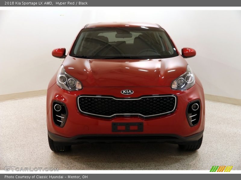 Hyper Red / Black 2018 Kia Sportage LX AWD