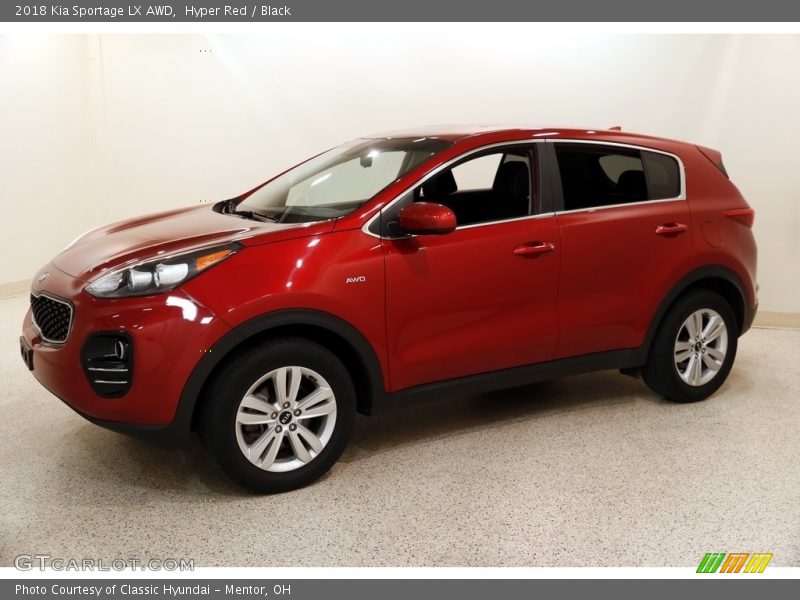 Hyper Red / Black 2018 Kia Sportage LX AWD