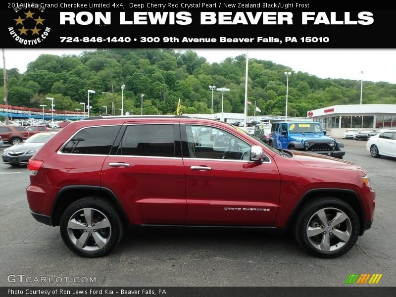 Deep Cherry Red Crystal Pearl / New Zealand Black/Light Frost 2014 Jeep Grand Cherokee Limited 4x4