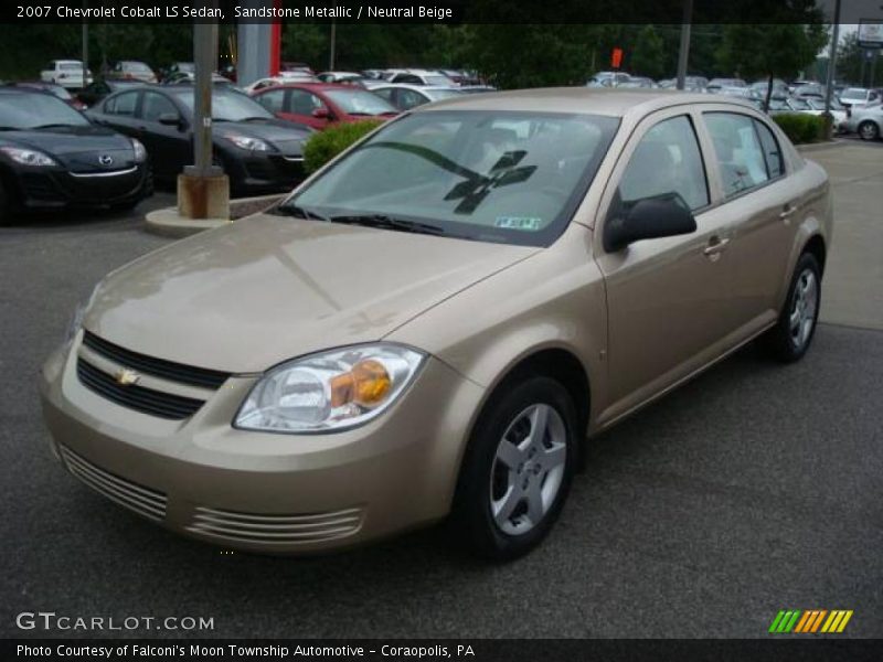 Sandstone Metallic / Neutral Beige 2007 Chevrolet Cobalt LS Sedan