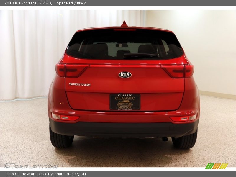 Hyper Red / Black 2018 Kia Sportage LX AWD