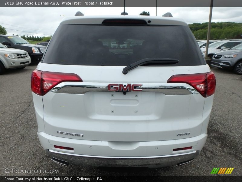 White Frost Tricoat / Jet Black 2019 GMC Acadia Denali AWD