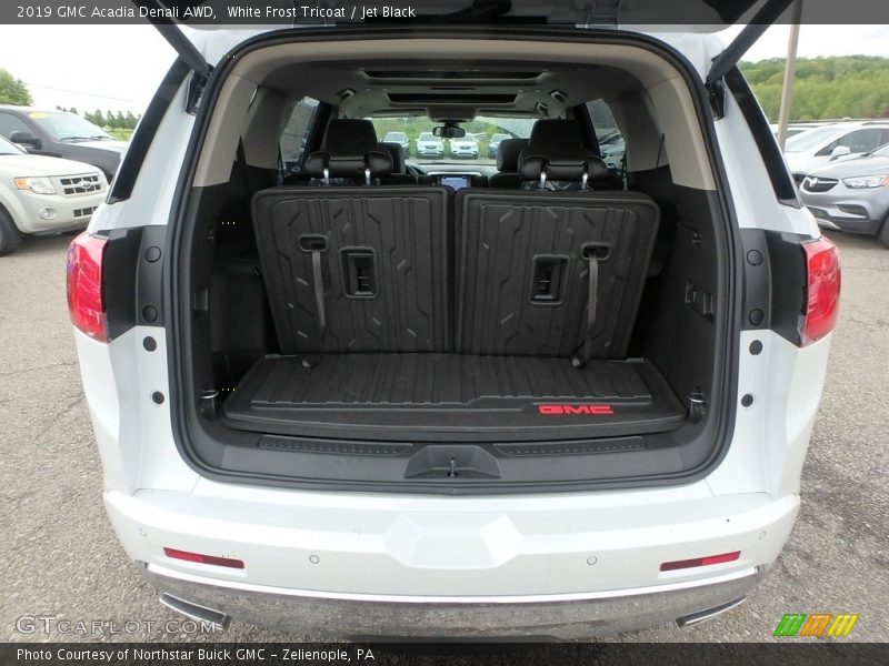 White Frost Tricoat / Jet Black 2019 GMC Acadia Denali AWD