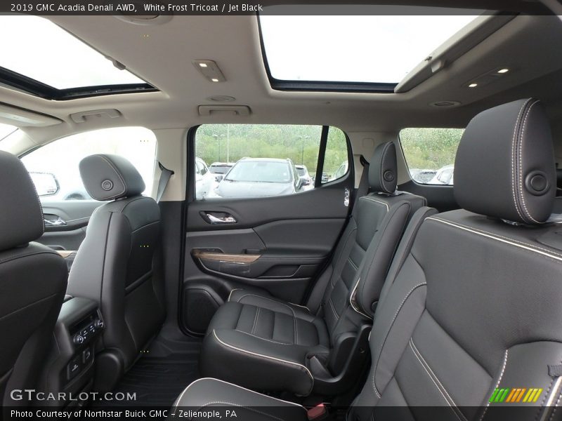 White Frost Tricoat / Jet Black 2019 GMC Acadia Denali AWD
