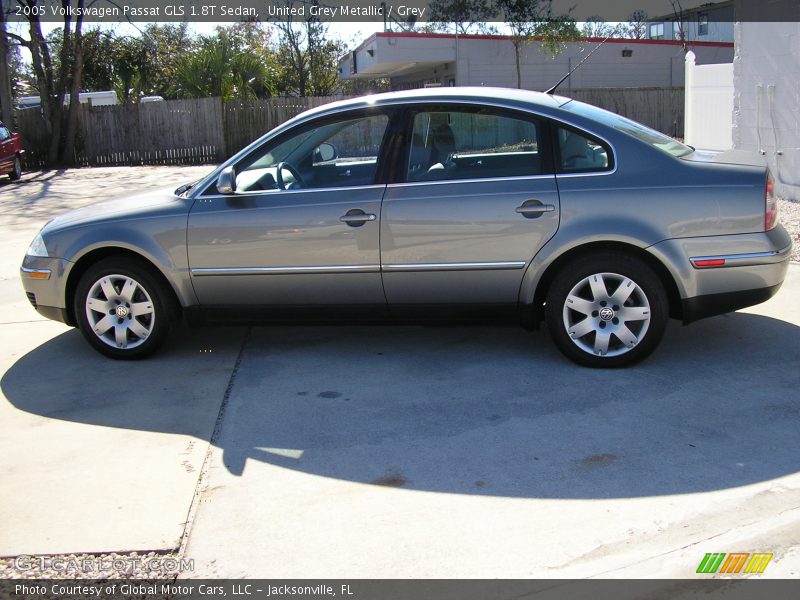 United Grey Metallic / Grey 2005 Volkswagen Passat GLS 1.8T Sedan