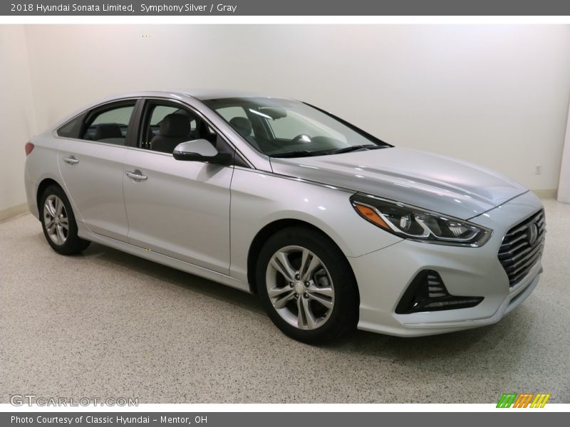 Symphony Silver / Gray 2018 Hyundai Sonata Limited