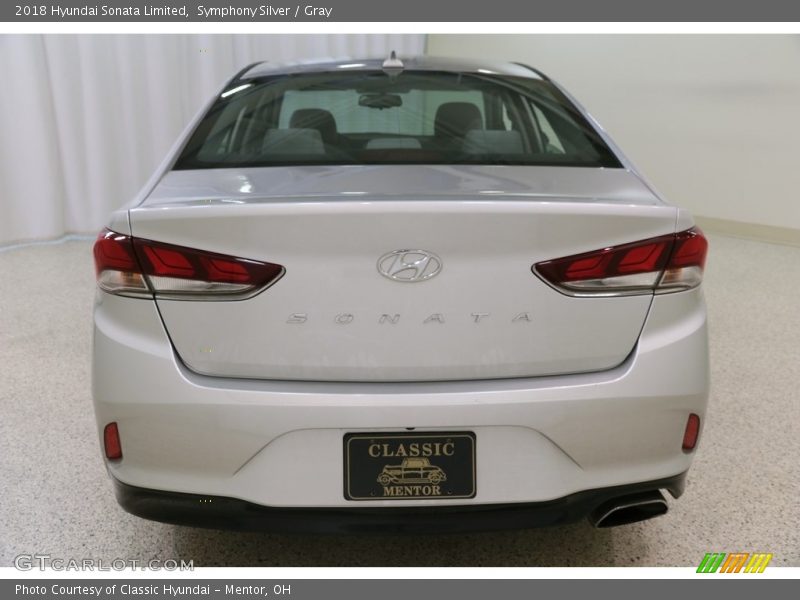 Symphony Silver / Gray 2018 Hyundai Sonata Limited