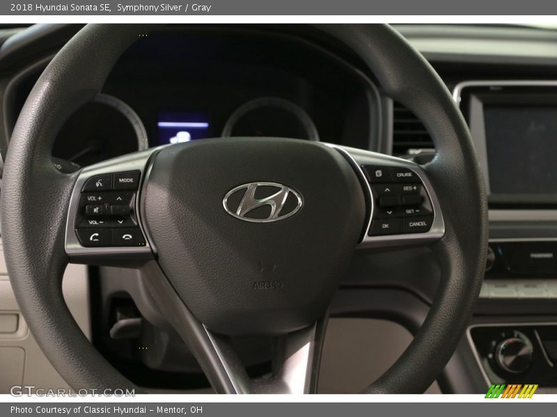 Symphony Silver / Gray 2018 Hyundai Sonata SE