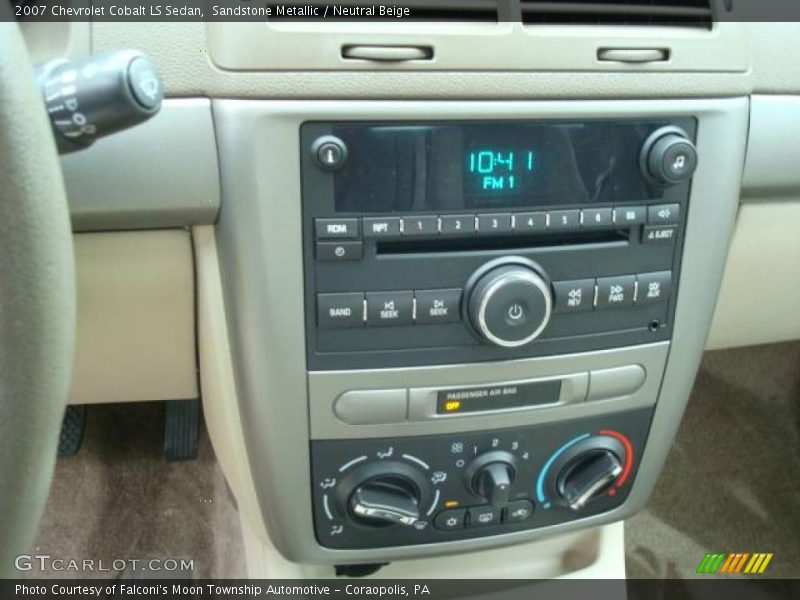 Sandstone Metallic / Neutral Beige 2007 Chevrolet Cobalt LS Sedan