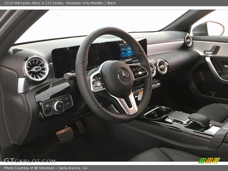 Mountain Grey Metallic / Black 2019 Mercedes-Benz A 220 Sedan