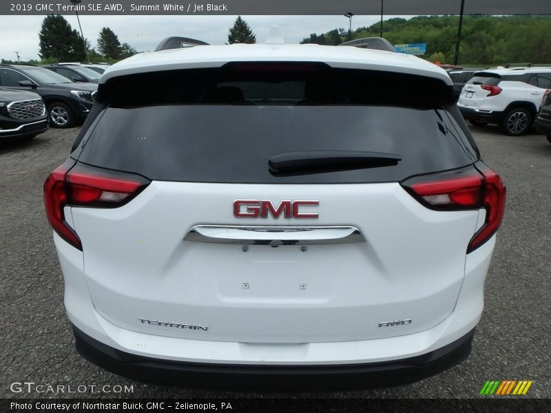 Summit White / Jet Black 2019 GMC Terrain SLE AWD