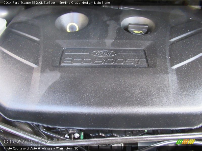 Sterling Gray / Medium Light Stone 2014 Ford Escape SE 2.0L EcoBoost