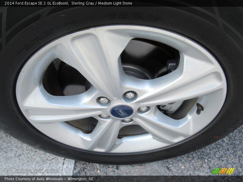 Sterling Gray / Medium Light Stone 2014 Ford Escape SE 2.0L EcoBoost