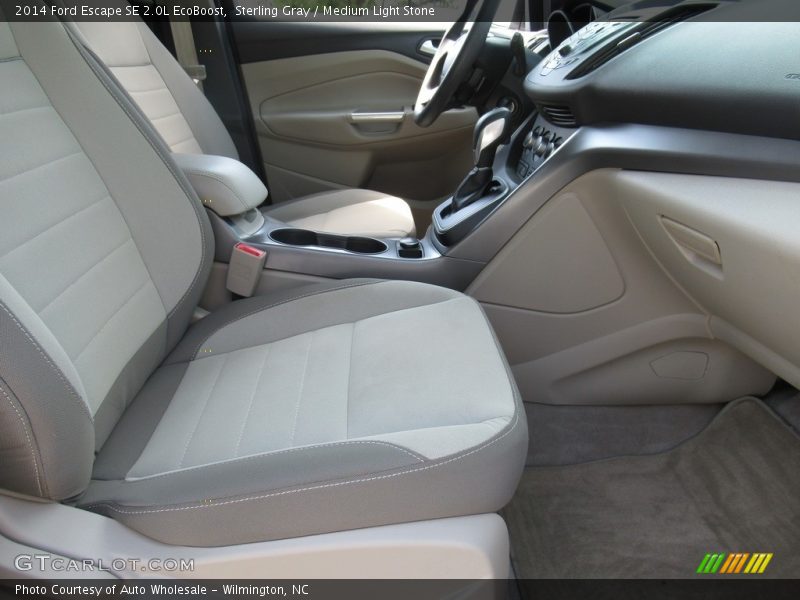 Sterling Gray / Medium Light Stone 2014 Ford Escape SE 2.0L EcoBoost