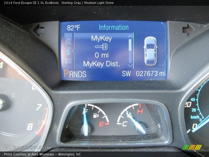 Sterling Gray / Medium Light Stone 2014 Ford Escape SE 2.0L EcoBoost