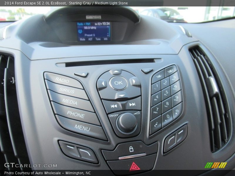 Sterling Gray / Medium Light Stone 2014 Ford Escape SE 2.0L EcoBoost