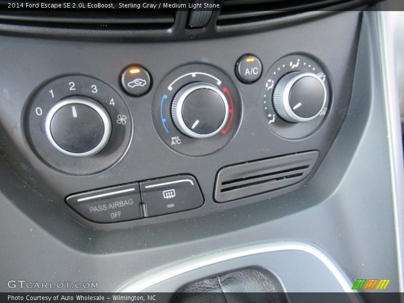 Sterling Gray / Medium Light Stone 2014 Ford Escape SE 2.0L EcoBoost