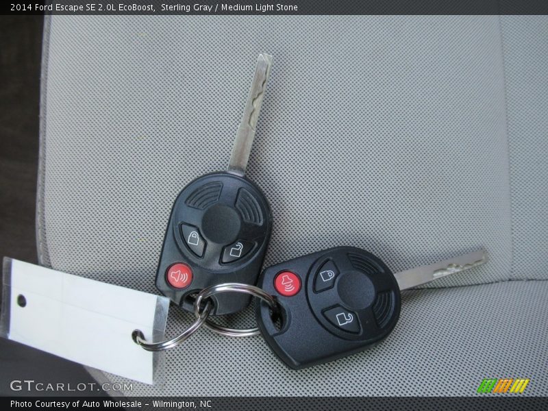 Sterling Gray / Medium Light Stone 2014 Ford Escape SE 2.0L EcoBoost