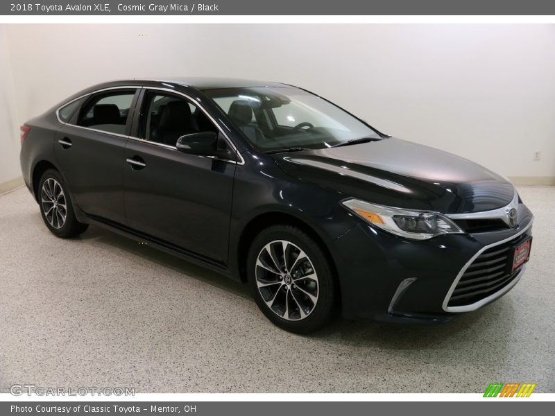 Cosmic Gray Mica / Black 2018 Toyota Avalon XLE