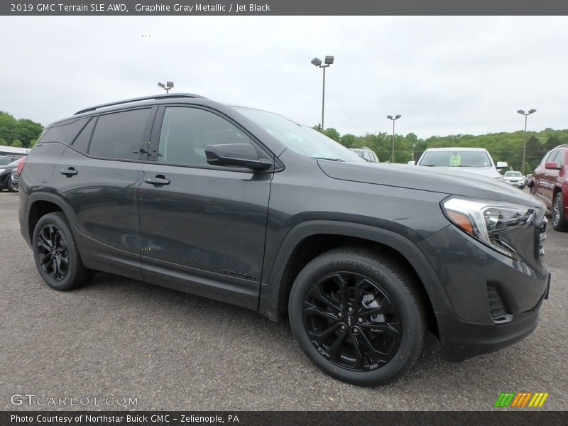Graphite Gray Metallic / Jet Black 2019 GMC Terrain SLE AWD