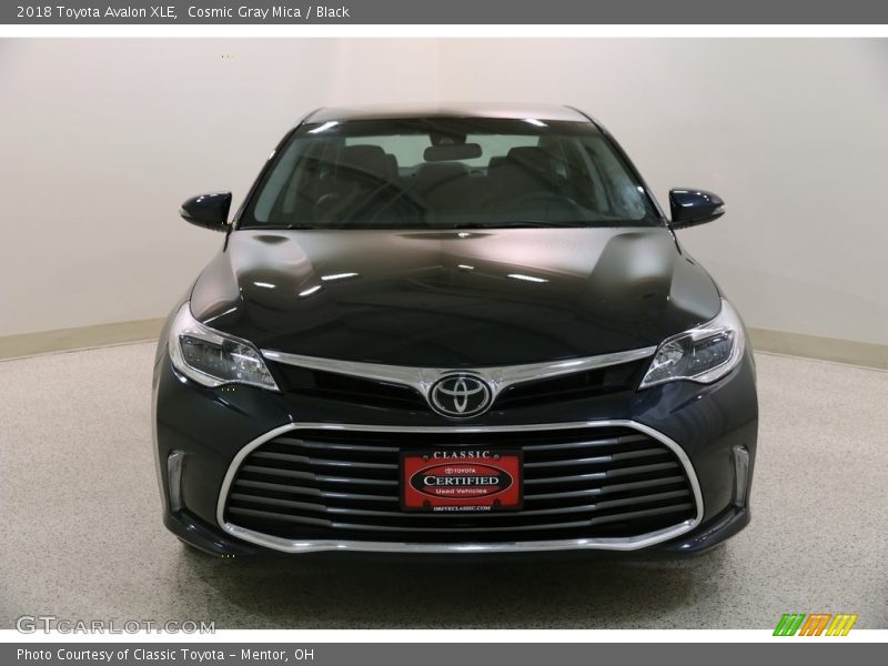 Cosmic Gray Mica / Black 2018 Toyota Avalon XLE