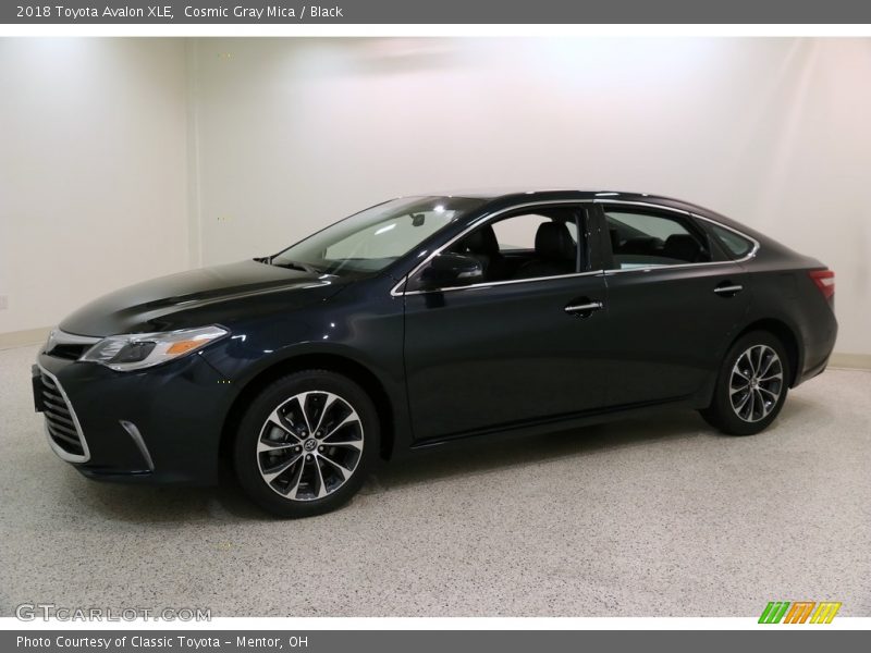 Cosmic Gray Mica / Black 2018 Toyota Avalon XLE