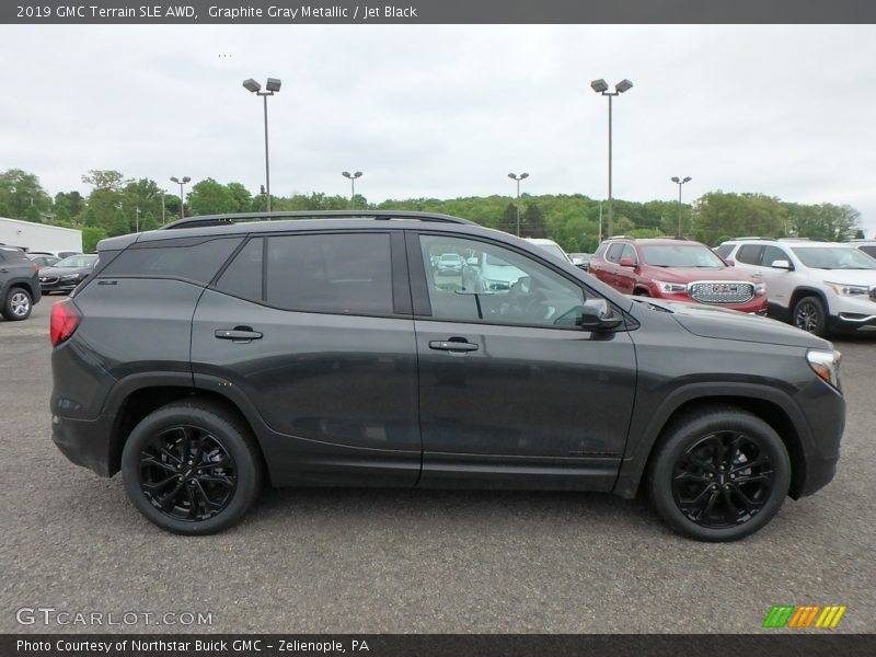 Graphite Gray Metallic / Jet Black 2019 GMC Terrain SLE AWD