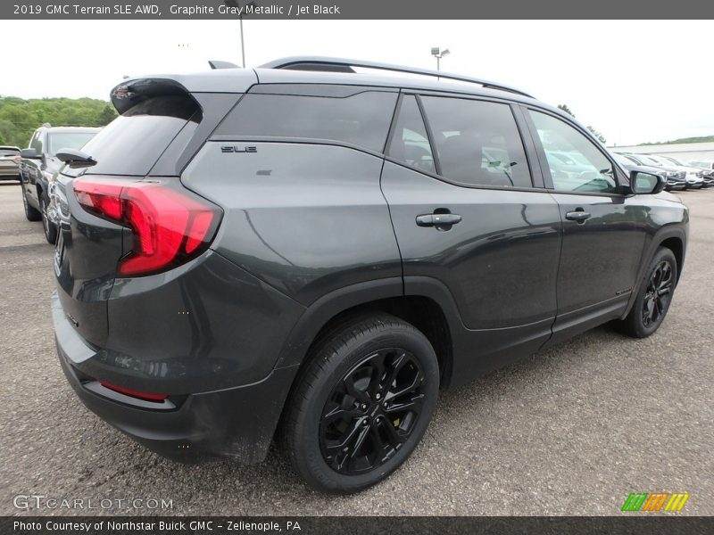 Graphite Gray Metallic / Jet Black 2019 GMC Terrain SLE AWD