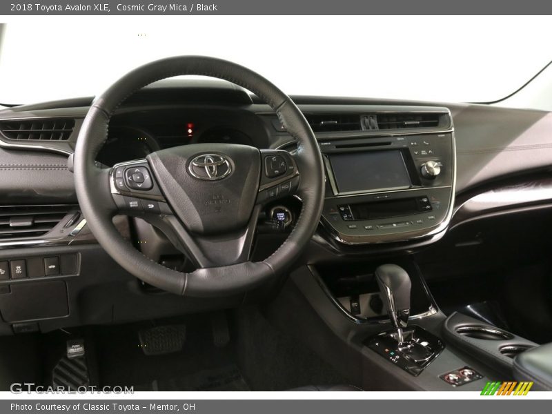 Cosmic Gray Mica / Black 2018 Toyota Avalon XLE